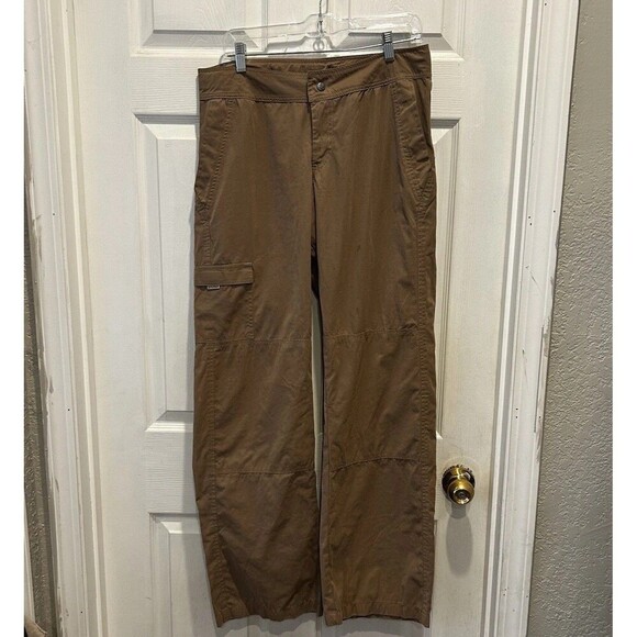 PrAna Women's Cargo Pants Hiking Adjustable Waist Nylon Blend Size‎ 14 - Picture 1 of 10